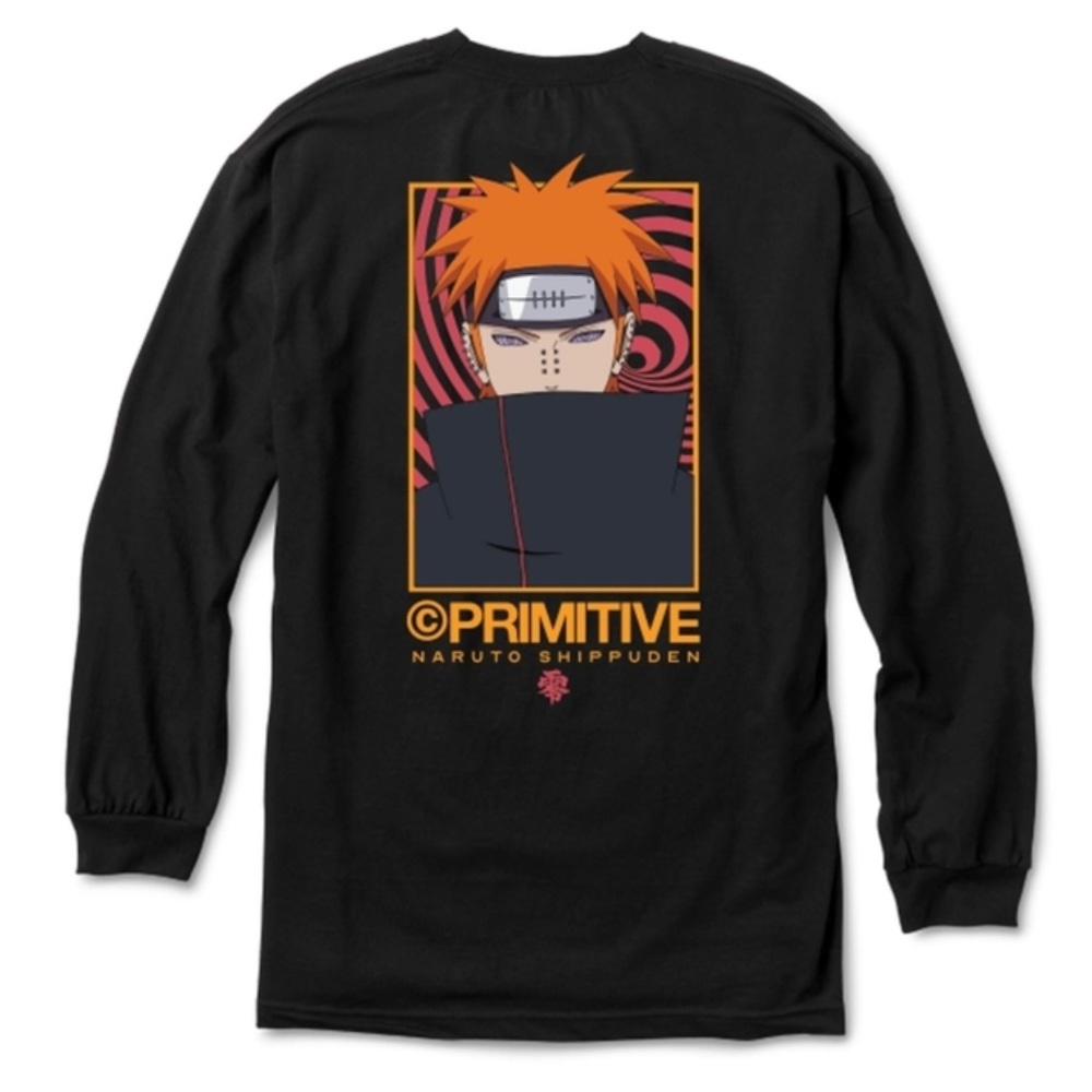 “KNOW PAIN” Primitive x Naruto long sleeve